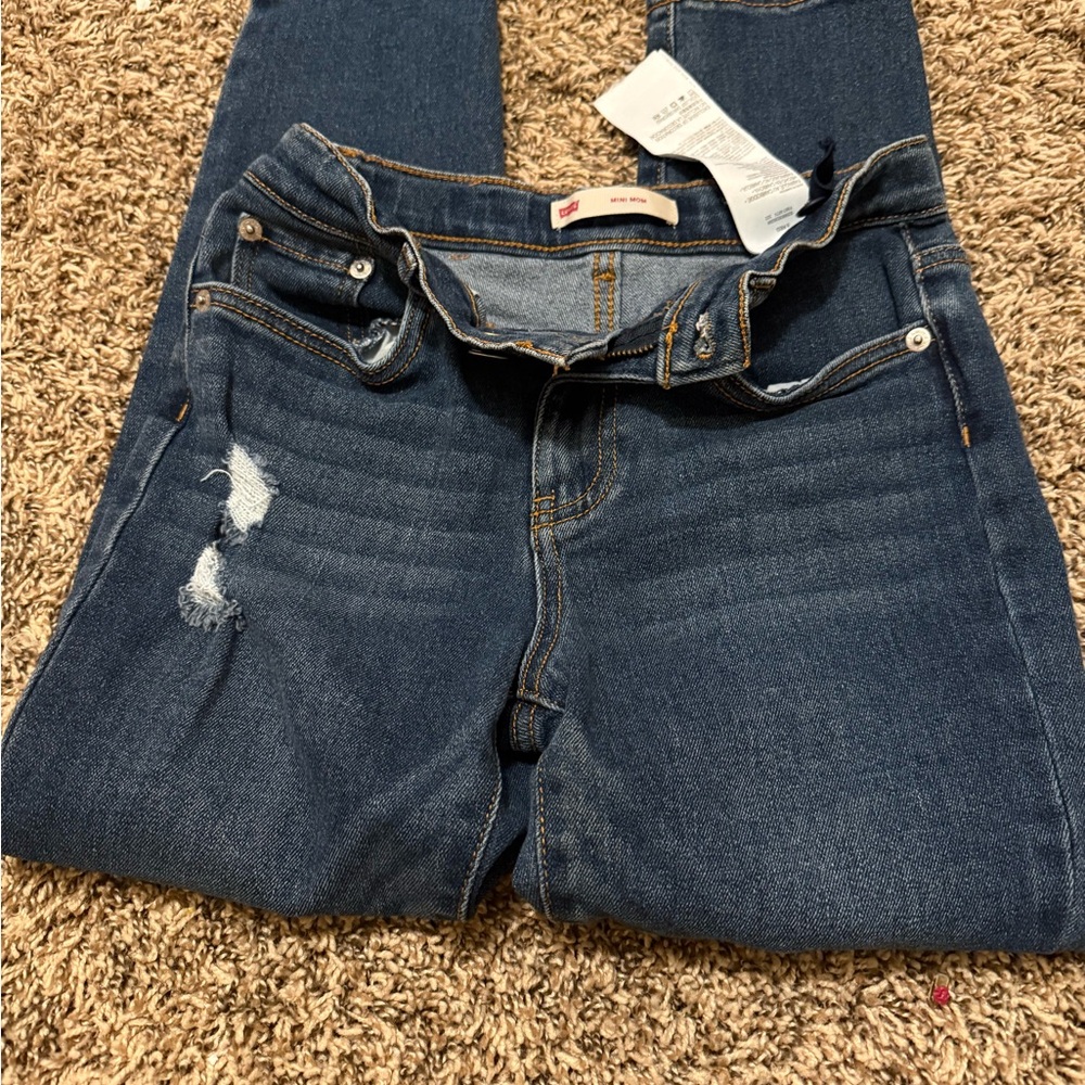 Levi's Kids Blue Distressed Jeans